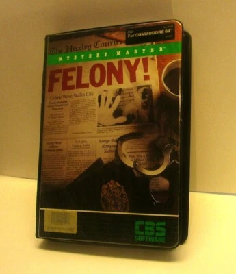 Felony! by CBS For Commodore 64/128 - NEW - Image 1 of 2