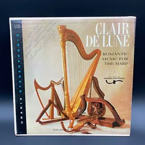 SIGNED Mildred Dilling Clair De Lune Romantic Music for the Harp, URANIA RECORDS - Imagen 1 de 12