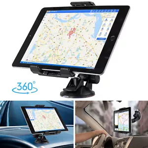 Universal 360°Car Mount Windshield Dash Holder Cradle F Cell Phone Tablet PC GPS - Picture 1 of 10