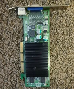 DELL NVIDIA P73 TW-05H175-69702-32P-3789 AGP VGA VIDEO GRAPHICS CARD GeForce4 - Picture 1 of 7