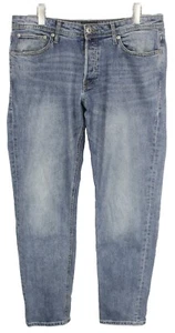 Jack&Jones Slim Fit / Tim Vaqueros Hombre W34/L34 Schnurrhaare Botón Azul Denim - Imagen 1 de 12