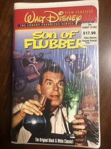 Son of Flubber (VHS) Original Black & White Classic Disney Film Series McMurray - Imagen 1 de 3
