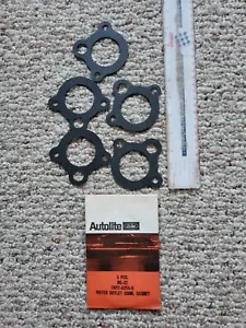 5 NOS Vintage Auto-lite RG22 Thermostat Water Outlet Gaskets 1964 Oldsmobile F85 - Picture 1 of 3