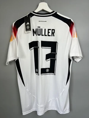 Camiseta de fútbol local Muller del equipo de Alemania 2024 Adidas para hombre talla L Foto 1 de 4