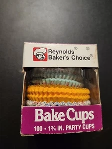 VINTAGE Renolds Bakers Choice 1989 Cupake Cups - Picture 1 of 4