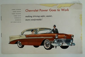 1956 Chevy Power Goes to Work Sales Brochure - Picture 1 of 7