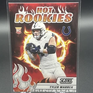 2025 SCORE TYLER WARREN HOT ROOKIES FOOTBALL CARD COLTS PENN STATE NFL PANINI - Picture 1 of 2