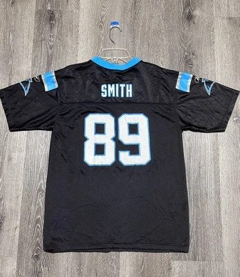 Camiseta Reebok NFL Carolina Panthers Steve Smith #89 Negra Talla Juvenil XL (18-20) Foto 1 de 4