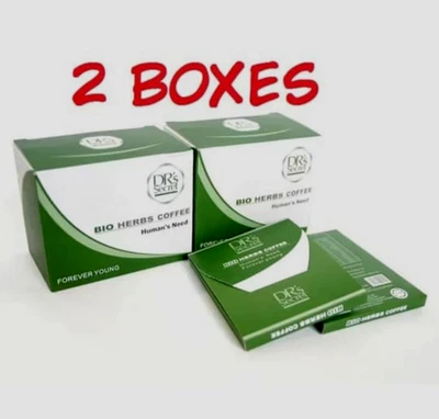 2 Boxes Organic Herbal Coffee (6 Sachets/Box) – Men and Women Exp. Date : 2028 - Image 1 of 4