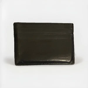 Vintage Coach Slim Leder Kreditkartenetui schwarz 90er Jahre Blindprägung Logo - Bild 1 von 9