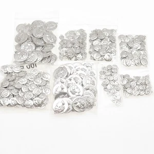 Gran lote de 24,5 oz de suministros y hallazgos para hacer joyas camafeo dama color plata - Imagen 1 de 9