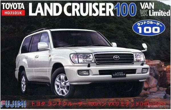 Fujimi Toyota Land Cruiser 100 model kit scala 124 plastica usato - Immagine 1 di 1