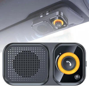 Haut-parleur de voiture avec clip arrière réduction du bruit haut-parleur mains libres portable - Photo 1 sur 5