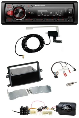 Pioneer USB Lenkrad DAB Bluetooth Autoradio für Mitsubishi L200 2006-2015 - Bild 1 von 4
