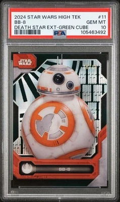 Pop 1/1 2024 TOPPS STAR WARS HIGH TEK | DEATH STAR DIFFRACTOR BB-8 |  /10 PSA 10 - Image 1 of 3