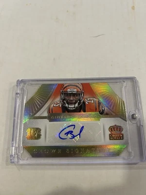 2014 Panini Crown Royale Giovanni Bernard Crown Signatures Autograph SP /10 - Image 1 of 2