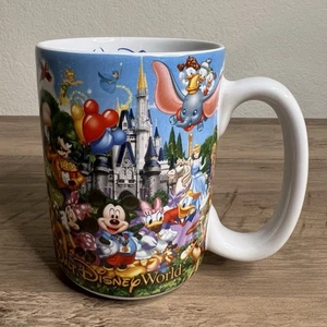 Pixar Disney Parks WDW Storybook MOM Mug Mickey Lilo Stitch Dumbo Cars 14oz - Picture 1 of 13