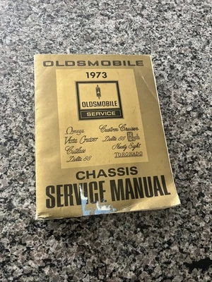 1973 Oldsmobile 88 98 Toronado Cutlass Vista Original OEM Shop / Service Manual - Imagem 1 de 4
