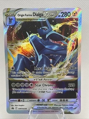 Origin Forme Dialga VSTAR SWSH256 SWSH: Sword & Shield Promo Cards Holo - Image 1 of 2