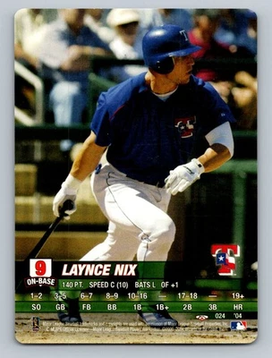 2004 MLB Showdown Trading Deadline Laynce Nix #024 - Image 1 of 2