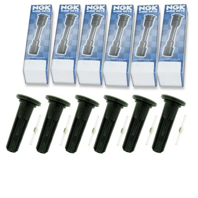 6 pcs NGK Ignition Coil Boot for 2006 GMC Envoy XL 4.2L L6 - Direct Spark pv - Image 1 of 4