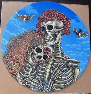 EMEK ARTMAN SCHALLPLATTEN-SLIPMATTE SKELETT PAAR SCHÄDEL 12" VINYLMATTE GREHATILY DEAD - Bild 1 von 4