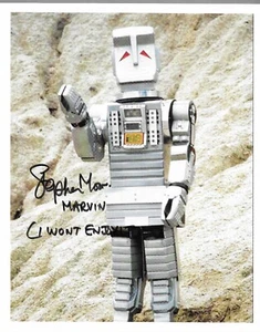Stephen Moore "Marvin" The Hitchhiker's Guide to the Galaxy 10x8 signed COA 37823 - Bild 1 von 1