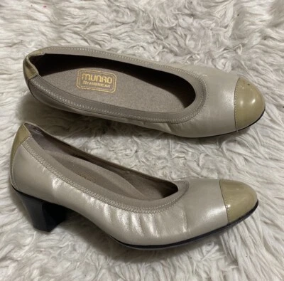 Munro American Colorblock Buff Pumps Size 7.5W - Image 1 of 4