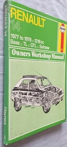 Renault 14 Haynes Owners Workshop Manual 1218cc  1977-1978  PreLoved #362 - Picture 1 of 9