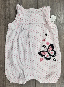 Baby Girl Clothes New Koala Baby 0-3 Month Butterfly Romper Outfit - Picture 1 of 3