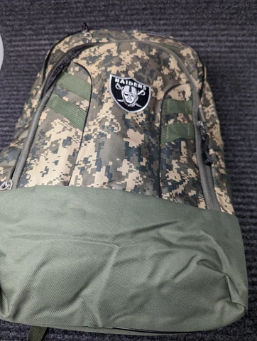 Los Vegas Raiders Northwest Backpack. Digital Camo Cover