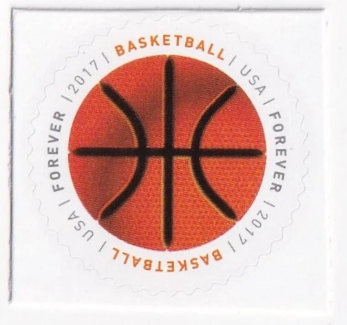 STAMP US SCOTT 5208 "Sport Balls-Basketball" FOREVER 2017 MNH - Image 1 of 1