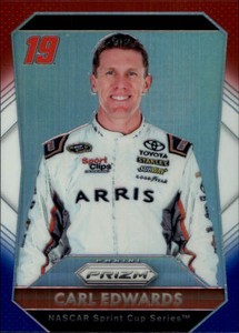 2016 Panini Prizm Prizms Red White and Blue #19 Carl Edwards