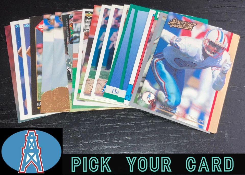 🏈YOU PICK ONE🏈 HAYWOOD JEFFIRES football card single 1990-1996 houston oilers - Image 1 of 1