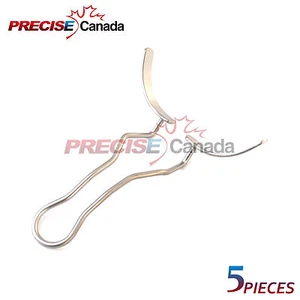 SET OF 5 MATY VESTIBULAR RETRACTOR SURGICAL DENTAL INSTRUMENTS STAINLESS STEEL - Picture 1 of 2