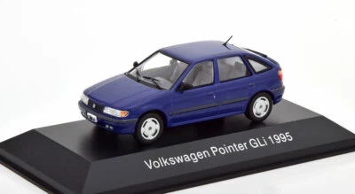 VW VOLKSWAGEN POINTER GLI 1995 AZUL IXO ALTAYA 1/43 ARGENTINA METAL - Imagen 1 de 2