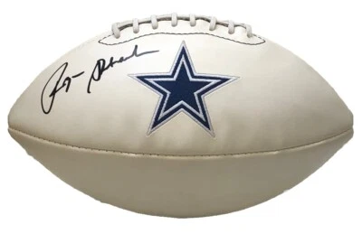 ROGER STAUBACH FIRMADO AUTOGRAFIADO LOGOTIPO DE DALLAS COWBOYS FÚTBOL PSA/DNA Foto 1 de 2