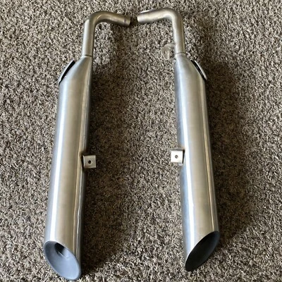 Triumph P/n T2206104, T2206103 Right &Left Bonneville Exhaust Muffler Used OEM - Image 1 of 4