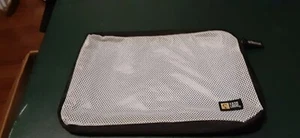Case Logic carry case bag zippered black and white mesh  - Picture 1 of 4