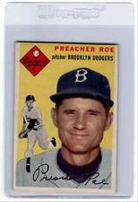 1954 Topps Preacher Roe Brooklyn Dodgers #14
