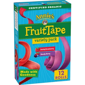 Annie'S Organic Fruit Tape, Swirly Strawberry and Bendy Berry Flavors, Variety P - Picture 1 of 10