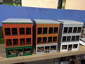 O Scale Storefront Building - Built Up - Full Color - Multiple Variations Avail - Bild 1 von 19