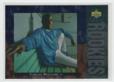 1994 Upper Deck Carlos Delgado #8 Star The Rookies Toronto Blue Jays Mint SHARP - Image 1 of 2