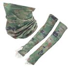 1SET Outdoor Riding Ice Silk Sleeves Scarf Sunscreen Ice Sleeves for Thin Loose