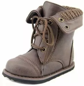 New Girls Toddler Sarah Jayne Willow Boot Style 99124313 Brown - Picture 1 of 6