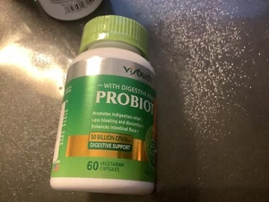 Probiotic 50 Billion CFU Digestive Enzymes for Gut Health 60 Caps - Picture 1 of 3