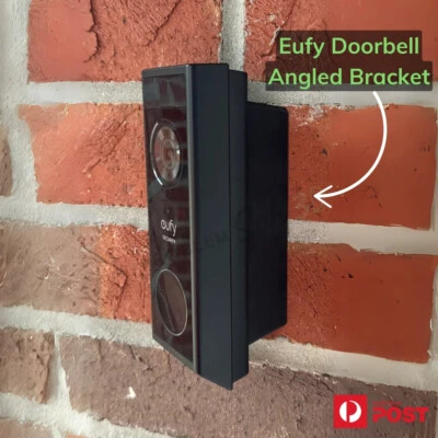 Eufy 2K Doorbell E340 Wedge Angle Bracket 45 & 60 Degree - UV Resistance - image 1 of 4