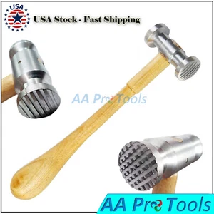 Texturing Hammer Dimples & Narrow Stripe Design Jewelry Metal Texture Finish - Picture 1 of 2