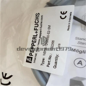 Ein Neu Pepperl+Fuchs NBN4-12GM50-E2-5M Näherungsschalter Sensor - Bild 1 von 6
