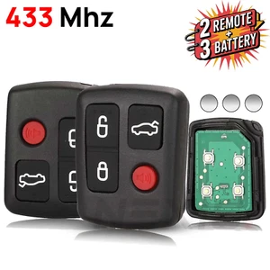 2x For Ford Remote BA/BF Falcon Sedan/Wagon Keyless Car Remote 4 Button Keypad - Picture 1 of 8